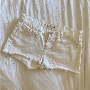 J BRAND WHITE JEAN SHORTS
